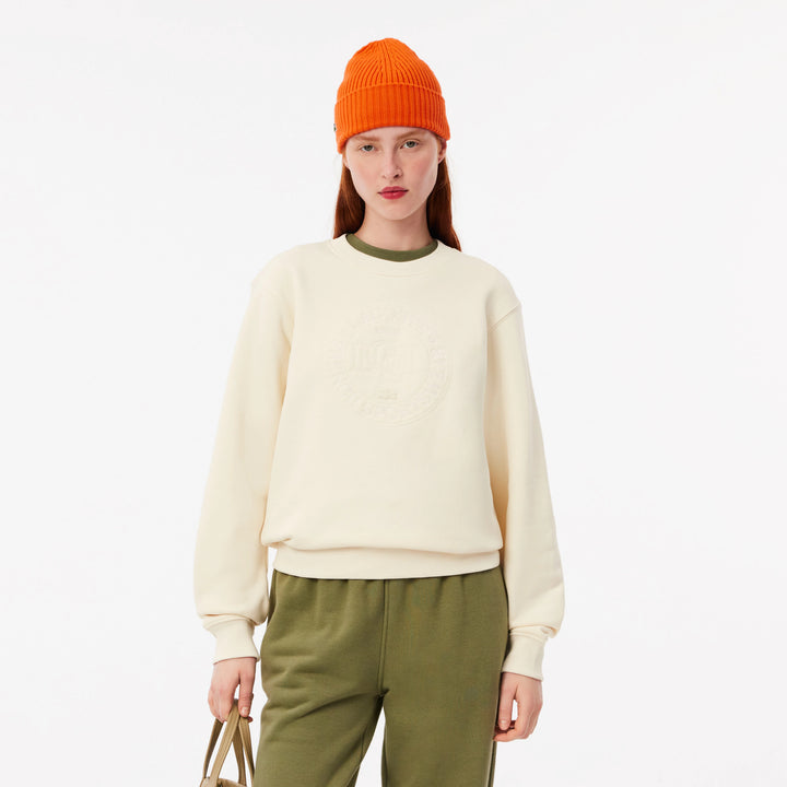 Lacoste Women's Embroidered Fleece Sweatshirt