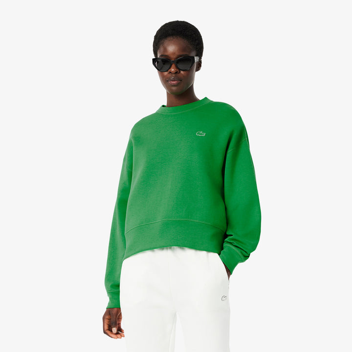 Lacoste Women's Oversized Cotton Sweatshirt