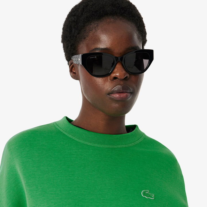Lacoste Women's Oversized Cotton Sweatshirt