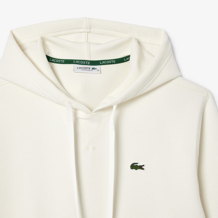Lacoste Women's Relaxed Fit Piqué Hoodie