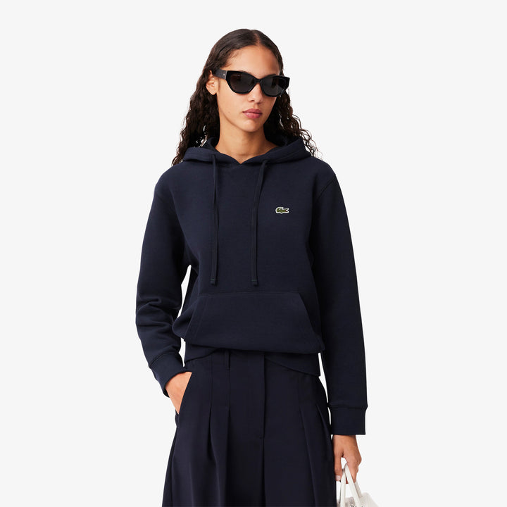 Lacoste Women's Relaxed Fit Piqué Hoodie