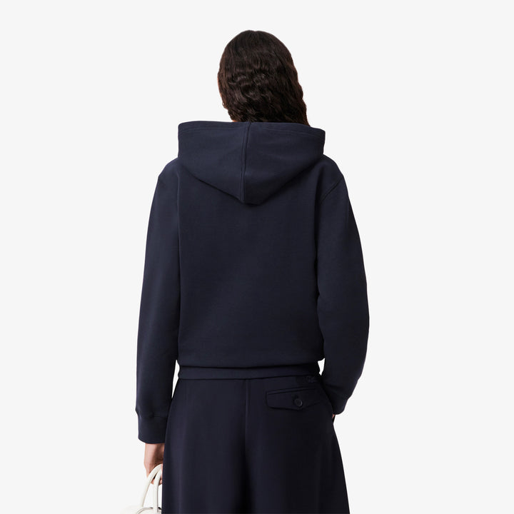 Lacoste Women's Relaxed Fit Piqué Hoodie