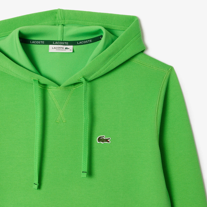 Lacoste Women's Relaxed Fit Piqué Hoodie