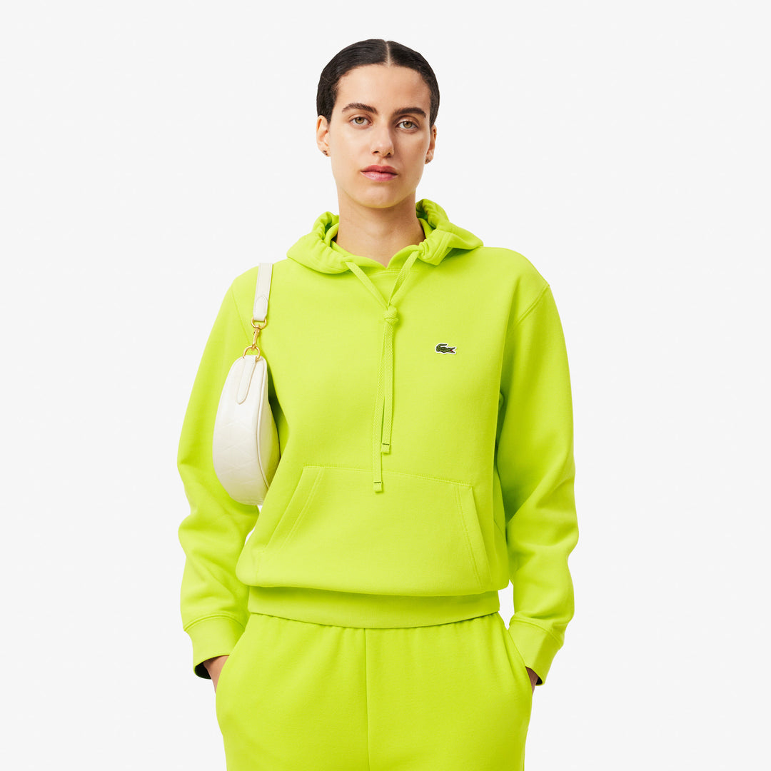 Lacoste Women's Relaxed Fit Piqué Hoodie