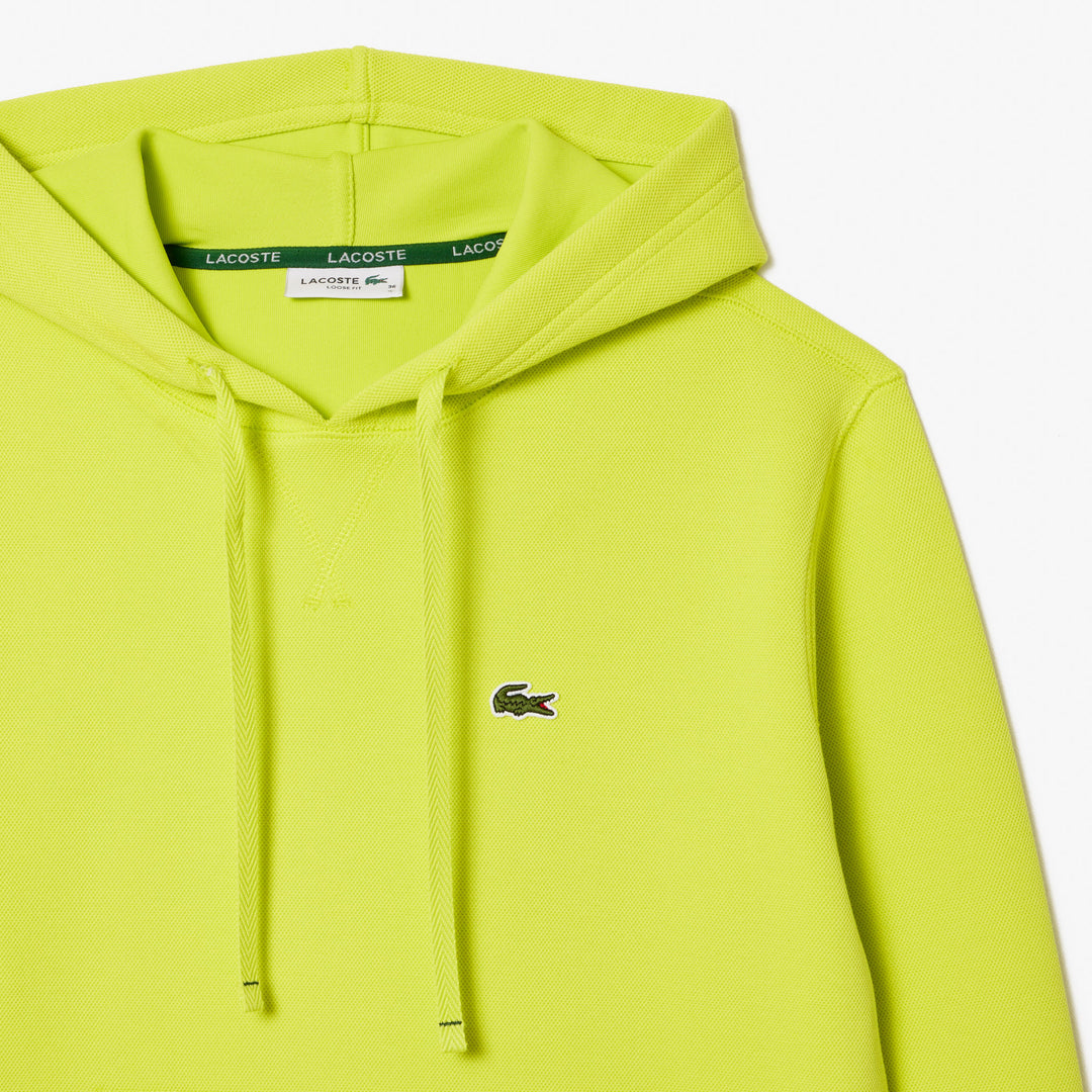 Lacoste Women's Relaxed Fit Piqué Hoodie