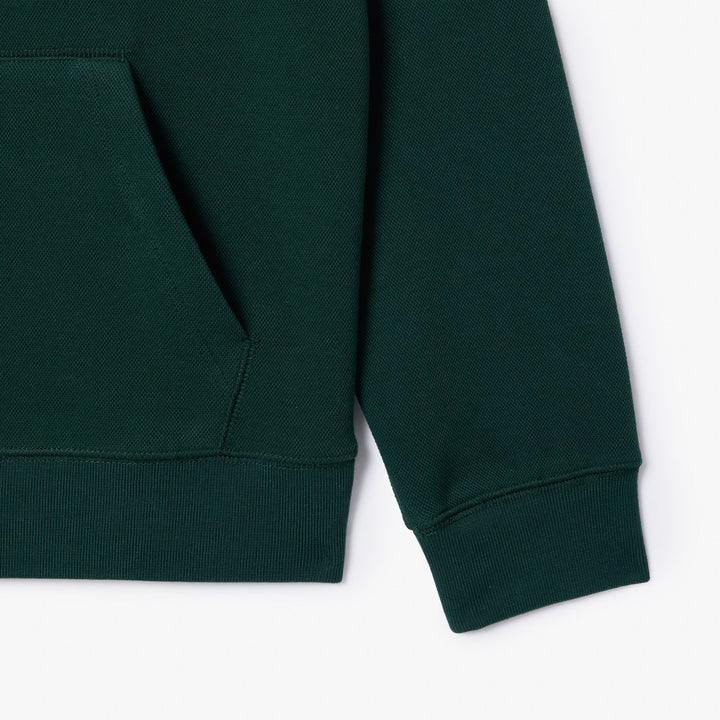 Lacoste Women's Relaxed Fit Piqué Hoodie
