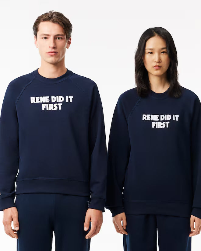 Lacoste Unisex Relaxed Fit Crew Neck Sweatshirt