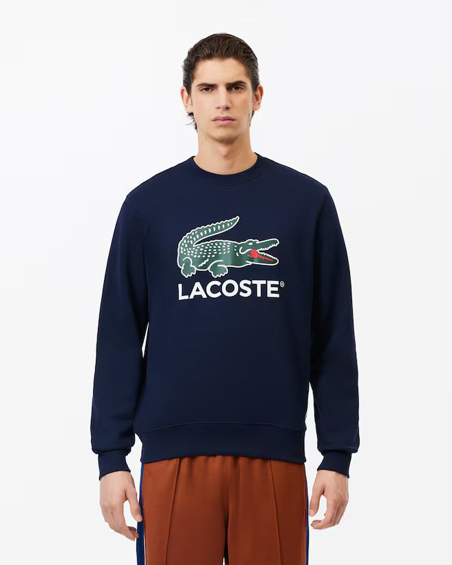 Lacoste Men's Fleece Crew Neck Sweatshirt
