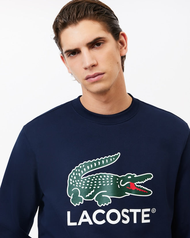 Lacoste Men's Fleece Crew Neck Sweatshirt