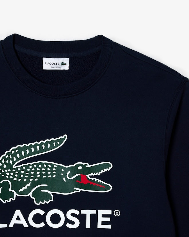 Lacoste Men's Fleece Crew Neck Sweatshirt