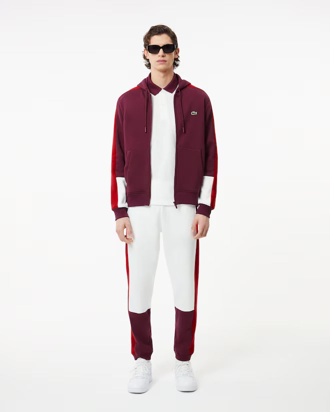 Lacoste Men's Zip-Up Colorblock Hoodie