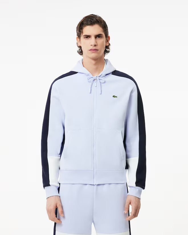 Lacoste Men's Zip-Up Colorblock Hoodie
