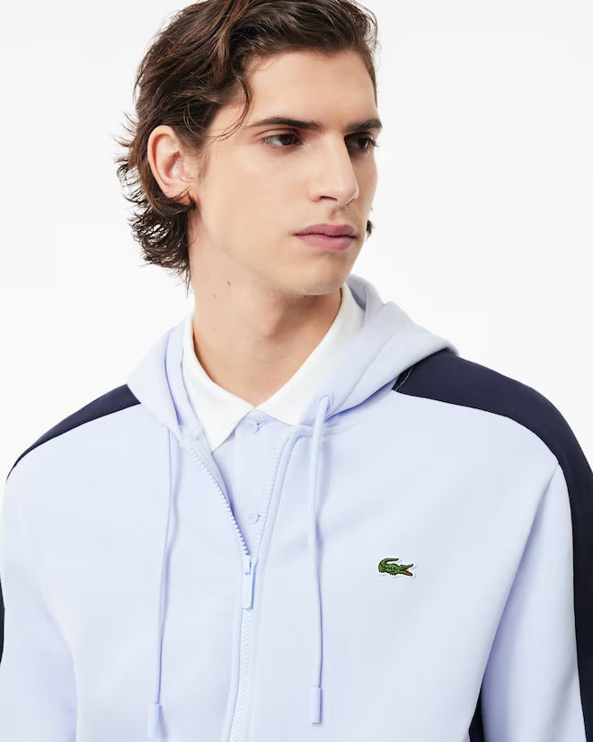 Lacoste Men's Zip-Up Colorblock Hoodie