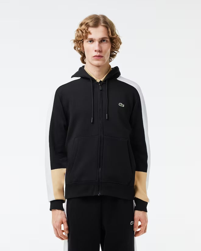 Lacoste Men's Zip-Up Colorblock Hoodie