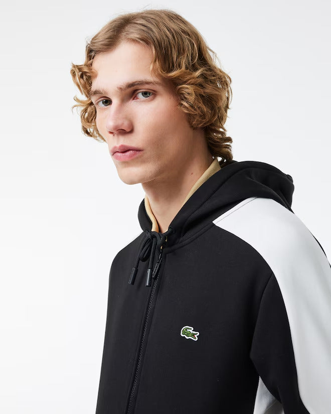 Lacoste Men's Zip-Up Colorblock Hoodie
