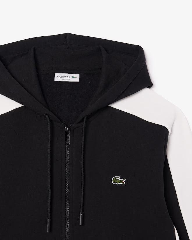 Lacoste Men's Zip-Up Colorblock Hoodie