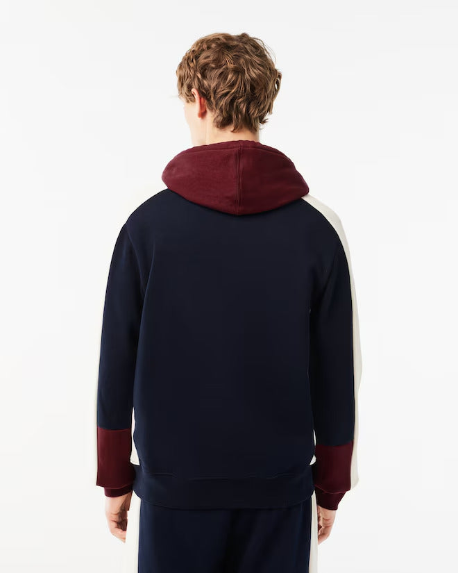 Lacoste Men's Zip-Up Colorblock Hoodie