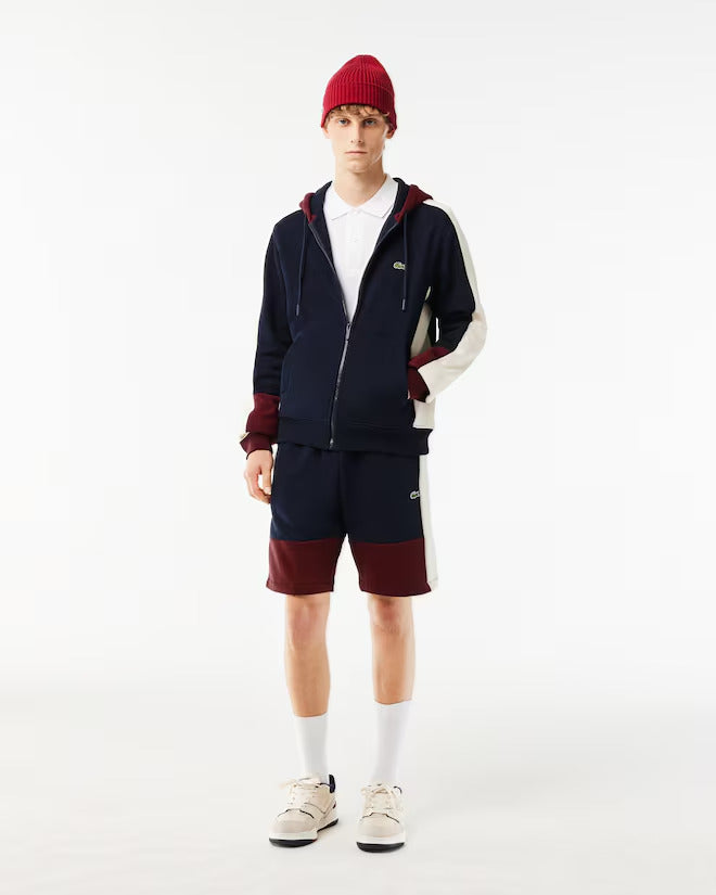 Lacoste Men's Zip-Up Colorblock Hoodie