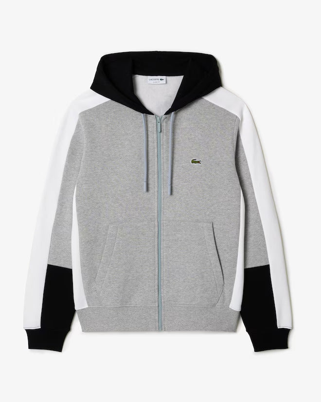 Lacoste Men's Zip-Up Colorblock Hoodie