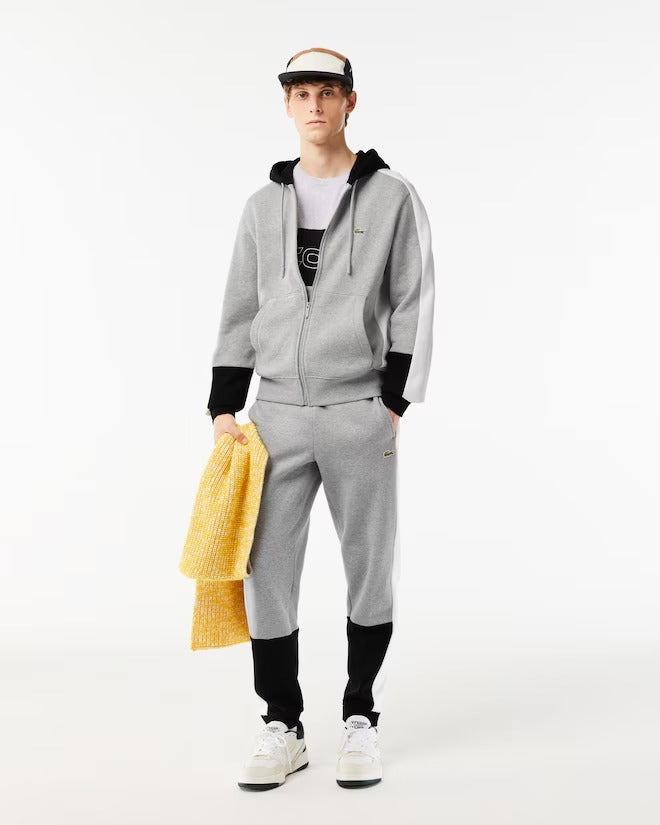 Lacoste Men's Zip-Up Colorblock Hoodie