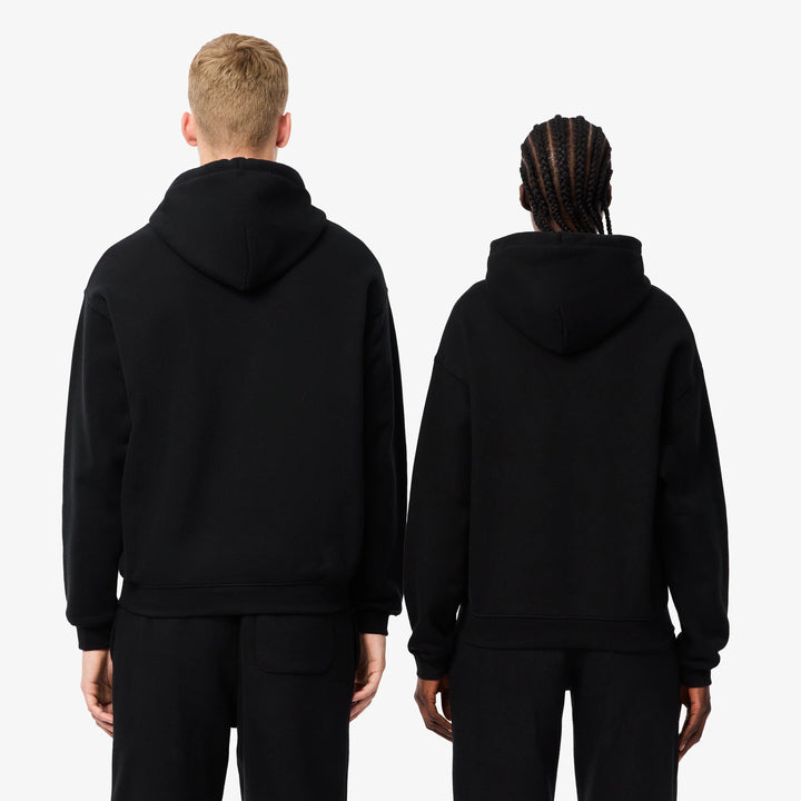 Lacoste Unisex Loose Fit Badge Accent Hoodie
