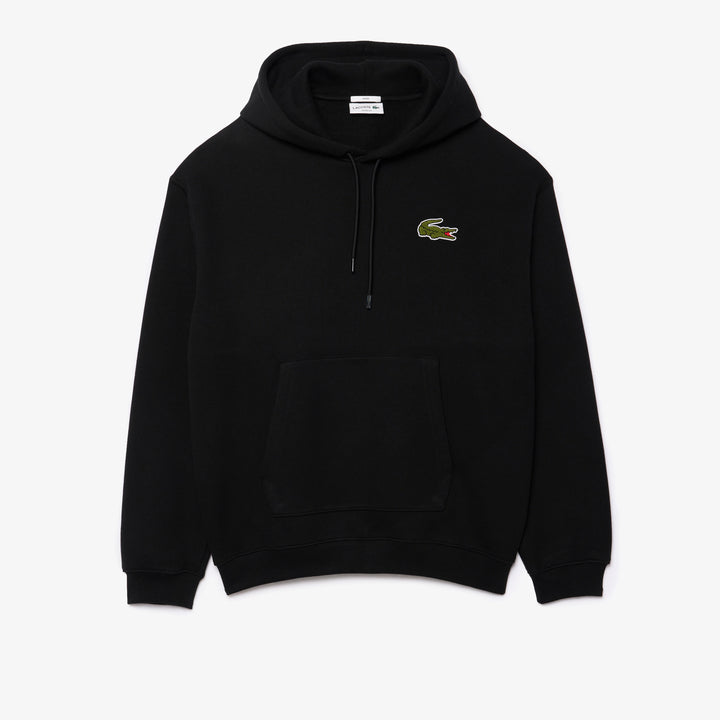 Lacoste Unisex Loose Fit Badge Accent Hoodie