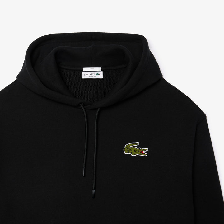Lacoste Unisex Loose Fit Badge Accent Hoodie