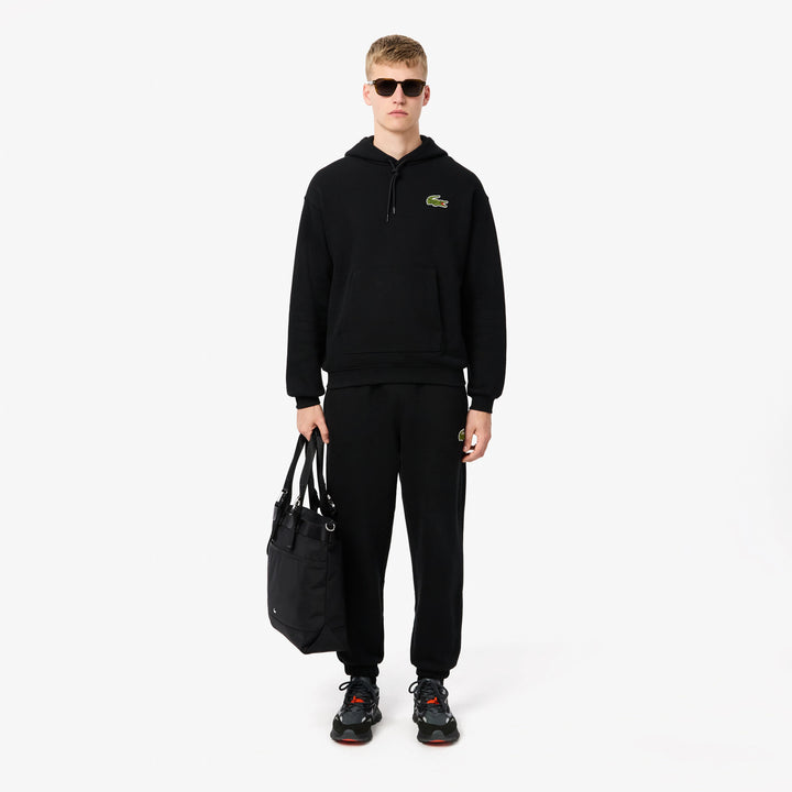 Lacoste Unisex Loose Fit Badge Accent Hoodie