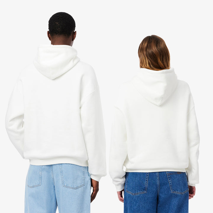Lacoste Unisex Loose Fit Badge Accent Hoodie