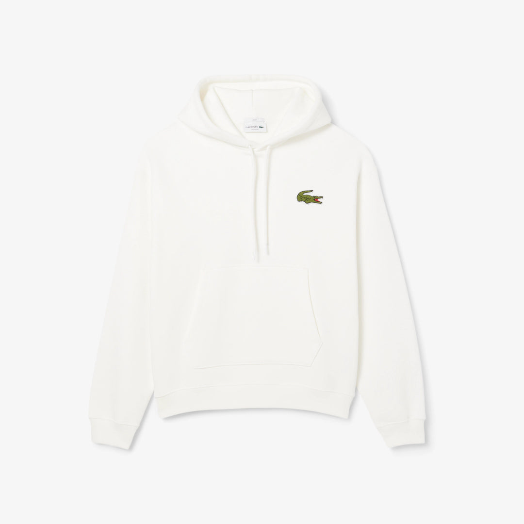 Lacoste Unisex Loose Fit Badge Accent Hoodie
