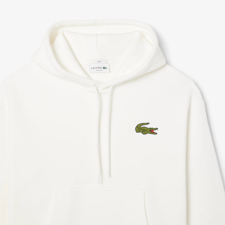 Lacoste Unisex Loose Fit Badge Accent Hoodie