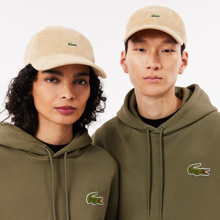 Lacoste Unisex Loose Fit Badge Accent Hoodie