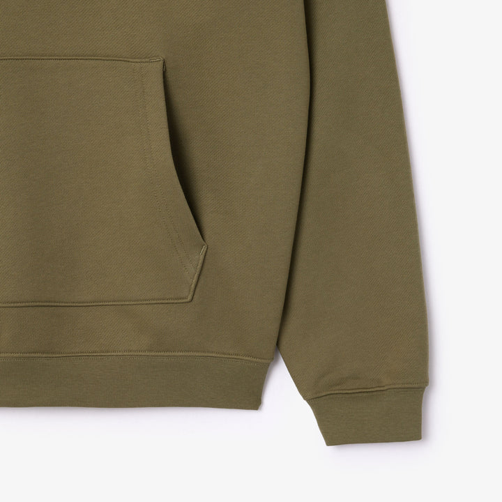 Lacoste Unisex Loose Fit Badge Accent Hoodie