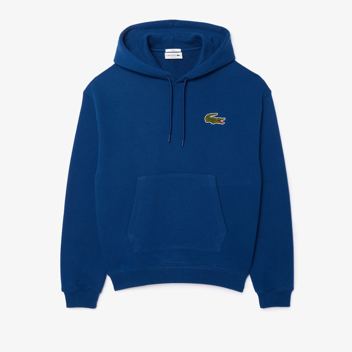 Lacoste Unisex Loose Fit Badge Accent Hoodie