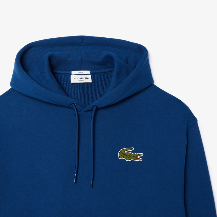 Lacoste Unisex Loose Fit Badge Accent Hoodie