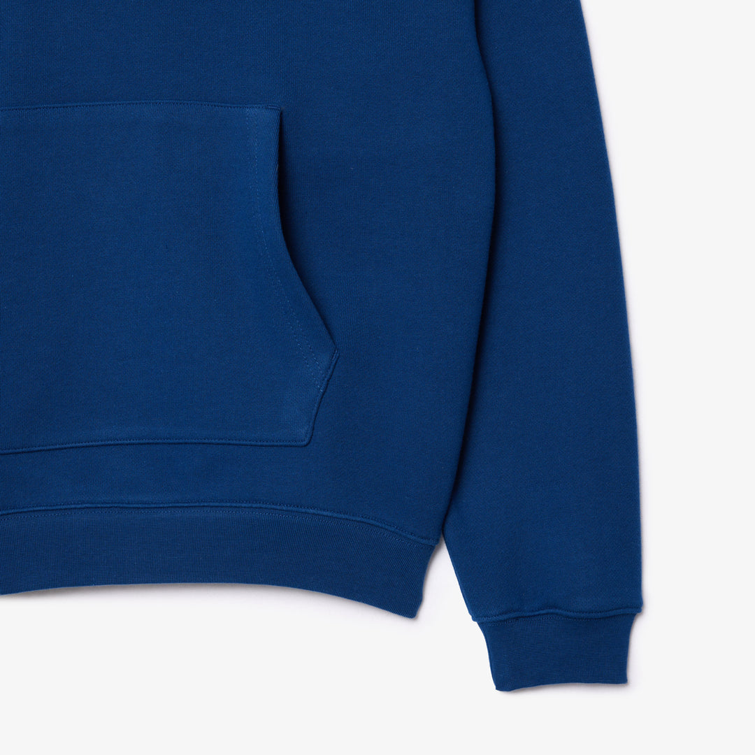 Lacoste Unisex Loose Fit Badge Accent Hoodie