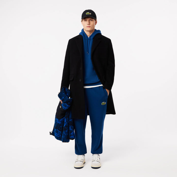 Lacoste Unisex Loose Fit Badge Accent Hoodie