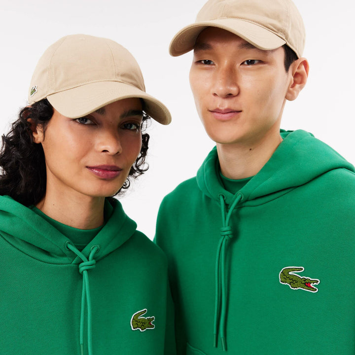 Lacoste Unisex Loose Fit Badge Accent Hoodie