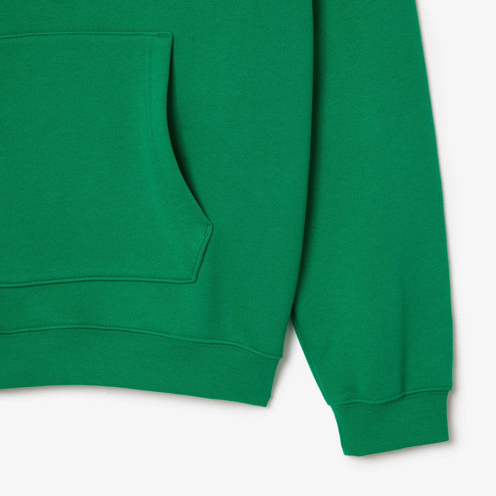Lacoste Unisex Loose Fit Badge Accent Hoodie