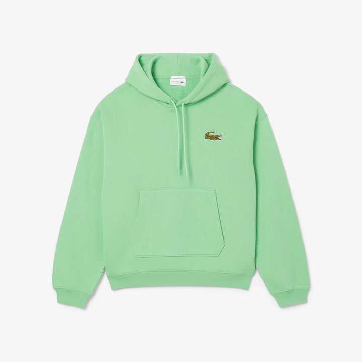 Lacoste Unisex Loose Fit Badge Accent Hoodie
