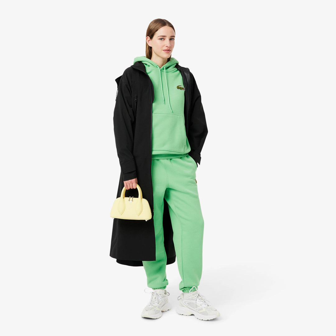 Lacoste Unisex Loose Fit Badge Accent Hoodie