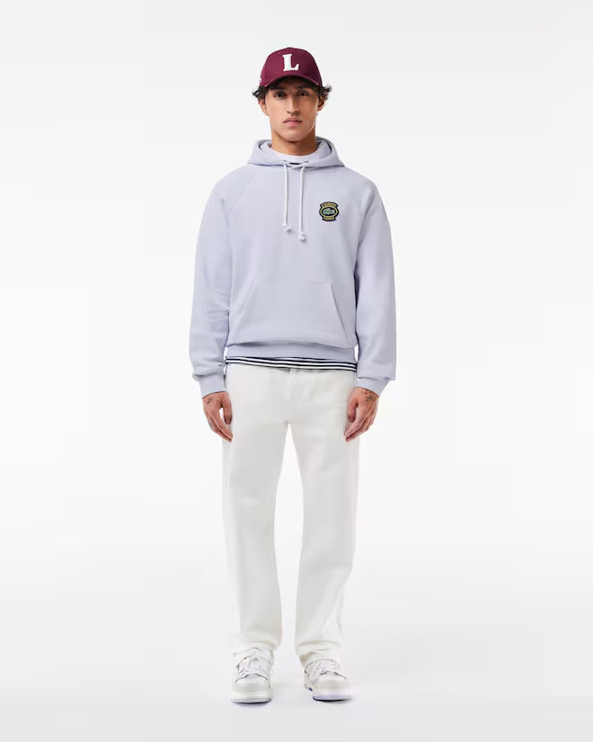 Lacoste Men's Relaxed Fit Fleece Hoodie