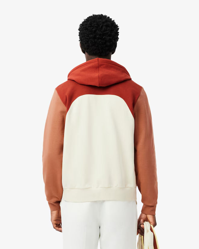Lacoste Men's Zip-Up Colorblock Hoodie