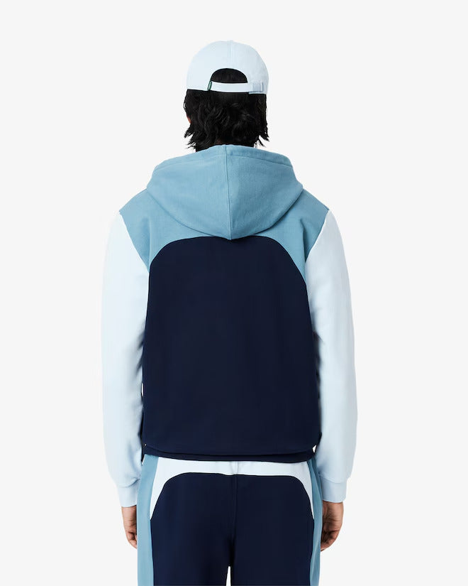 Lacoste Men's Zip-Up Colorblock Hoodie