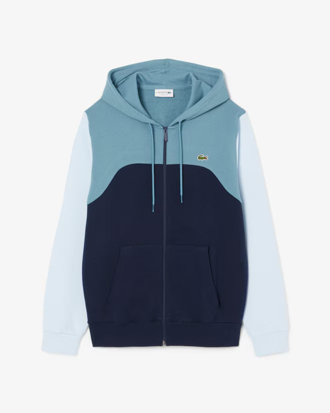 Lacoste Men's Zip-Up Colorblock Hoodie