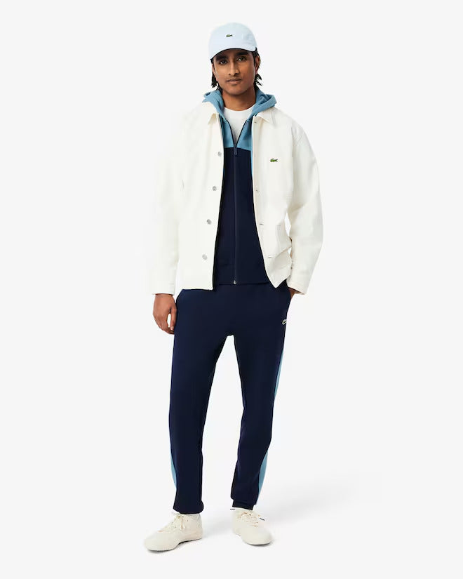 Lacoste Men's Zip-Up Colorblock Hoodie