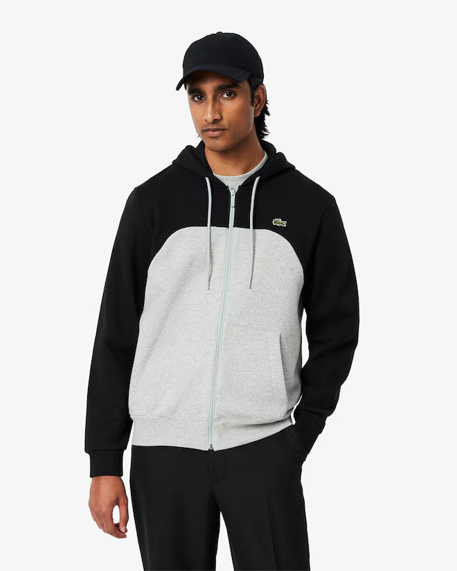Lacoste Men's Zip-Up Colorblock Hoodie