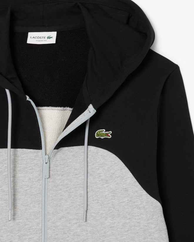 Lacoste Men's Zip-Up Colorblock Hoodie