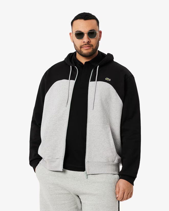 Lacoste Men's Zip-Up Colorblock Hoodie