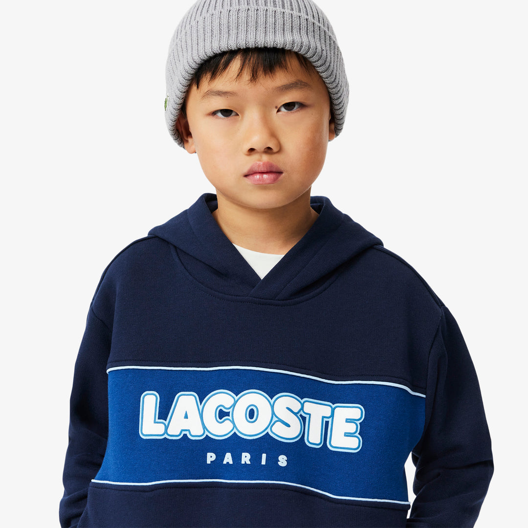 Lacoste Kids' Fleece Contrast Print Sweatshirt